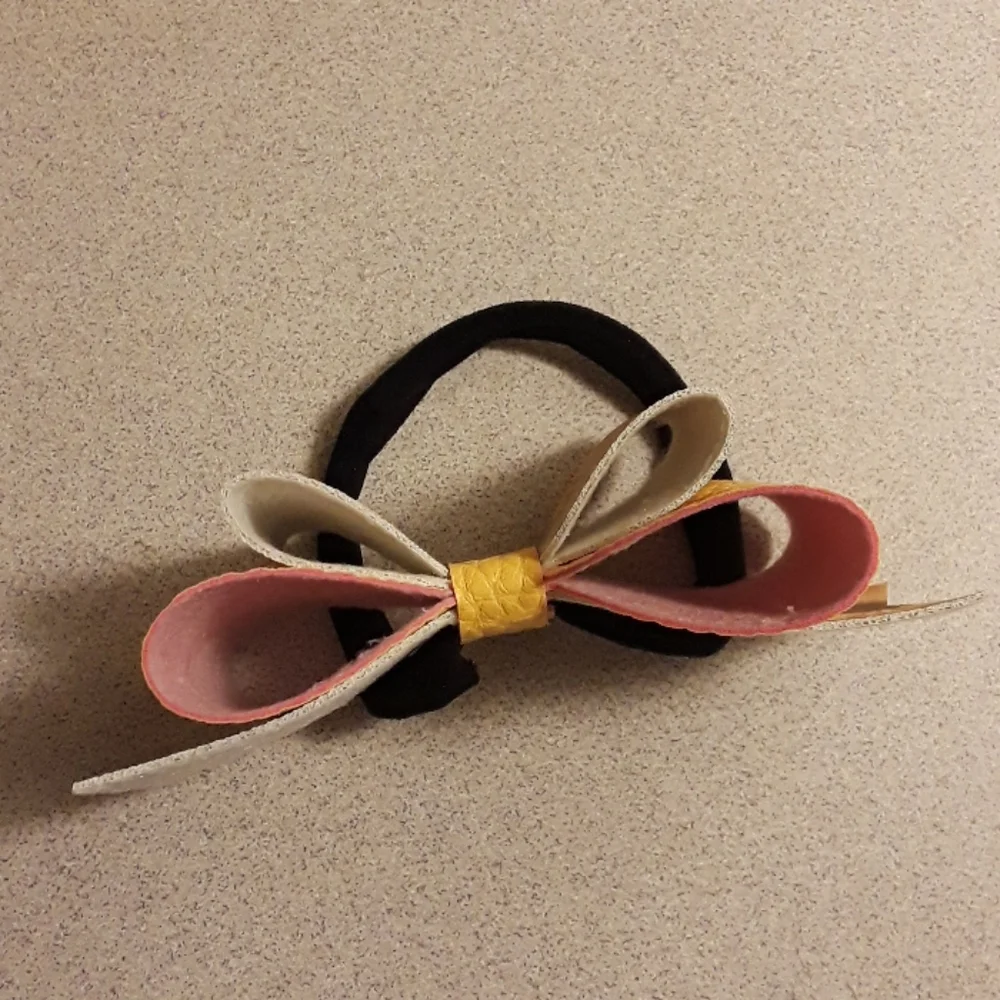 sunflower bow headband